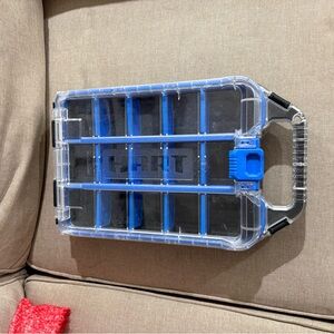 Hart Clear and Blue Storage Organizer